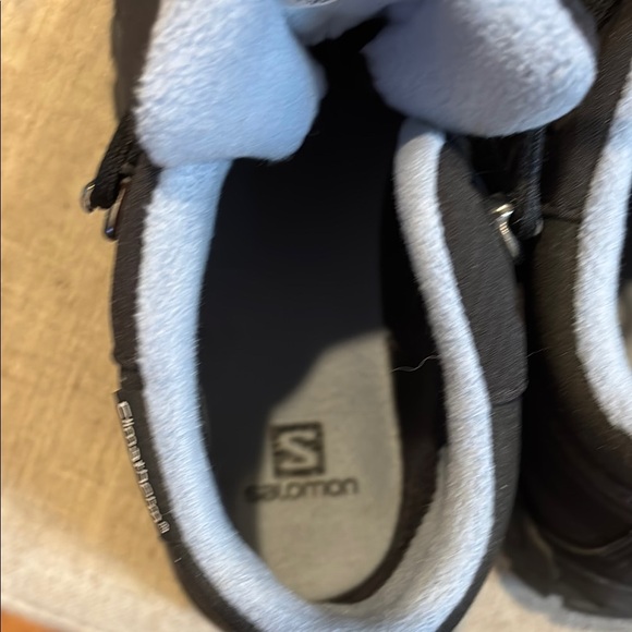 Salomon Men Shelter CS WP Winter Boots Black Contagrip Waterproof US 10 - Picture 11 of 13